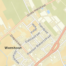 Wernhout Street Map