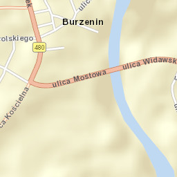 Burzenin Street Map