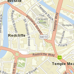 Redcliffe Way, Bristol, City of Bristol BS1, UK Street Map