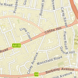 105 Castle Hill, Reading, RG1 7SX, UK Street Map