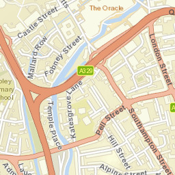 Yield Hall Place, Reading RG1, UK Street Map