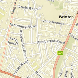 Brixton Hill Street Map