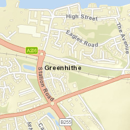 Greenhithe Street Map
