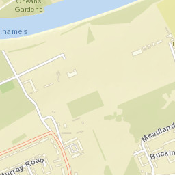 Ham Avenues, Richmond, Greater London Street Map