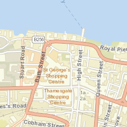 Gravesend Street Map
