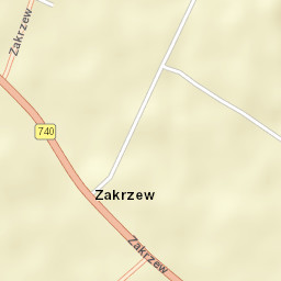 Zakrzew Street Map
