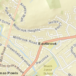 Dinas Powys Street Map