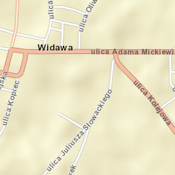 Widawa Street Map