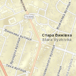 Stara Vyzhivka Street Map