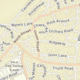 42 Orchard Road, Nailsea, North Somerset Street Map