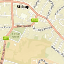 Sidcup Street Map