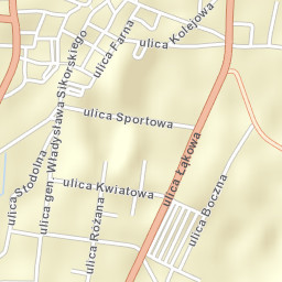 Ostrzeszów Street Map