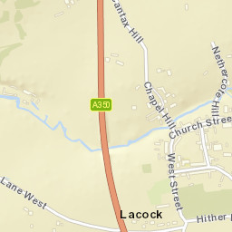Lacock Street Map