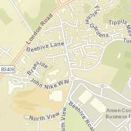 Cain Road, Binfield, Bracknell Forest RG42, UK Street Map