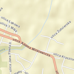 Ścinawa Street Map