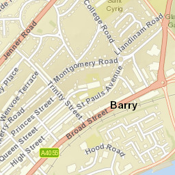 Barry Street Map
