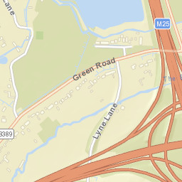 Green Rd, Egham, Surrey TW20, UK Street Map