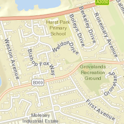 West Molesey Street Map