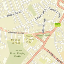 Mitcham Street Map