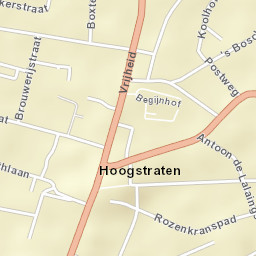 Hoogstraten Street Map