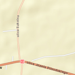 Gielniów Street Map