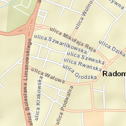 Radom Street Map