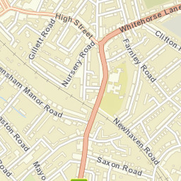 Thornton Heath Street Map