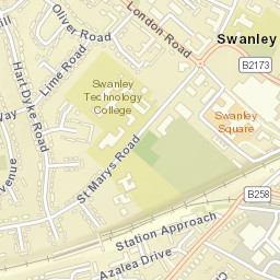 Swanley Street Map