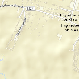 Leysdown-on-Sea Street Map