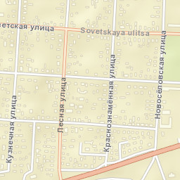 Belyayevka Street Map