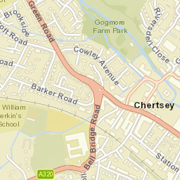 Chertsey Street Map