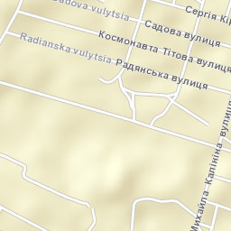 Pershotravneve Street Map