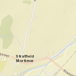 Stratfield Mortimer Street Map