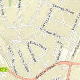 Orpington Street Map