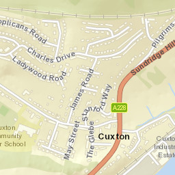 Cuxton Street Map