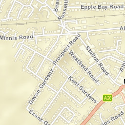 Birchington-on-Sea Street Map