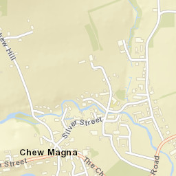 Chew Magna Street Map