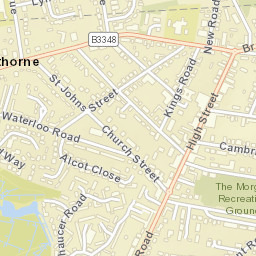 Crowthorne Street Map