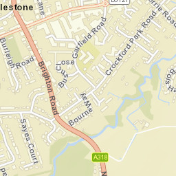 Addlestone Street Map