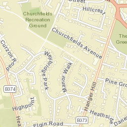 Weybridge Street Map