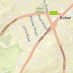 Esher Street Map