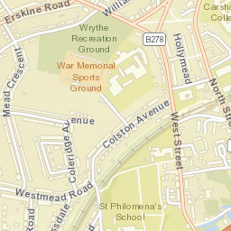 Carshalton Street Map