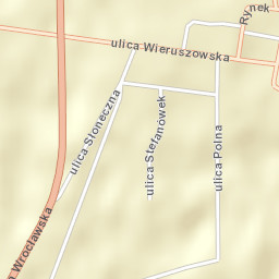 Lututów Street Map