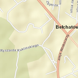 Bełchatów Street Map