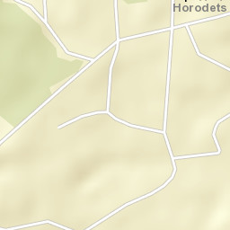 Horodets Street Map