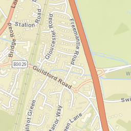 Bagshot Street Map