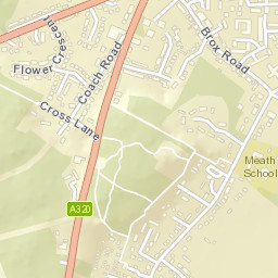 Ottershaw Street Map