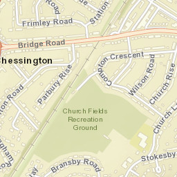 Chessington Street Map