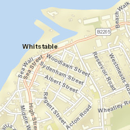 Whitstable Street Map