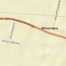 Wieniawa Street Map